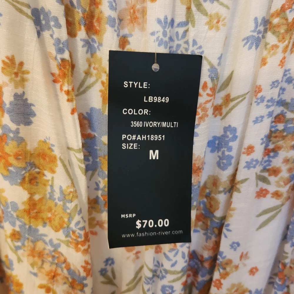 Floral Print Maxi Dress - Picture 4 of 11